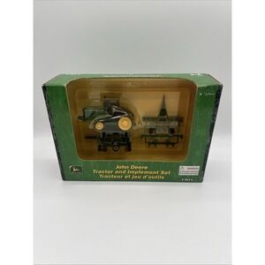 John Deere 9320T Tractor w DISK & Mulch Ripper Master  SET 1:64 NIB Ertl Diecast